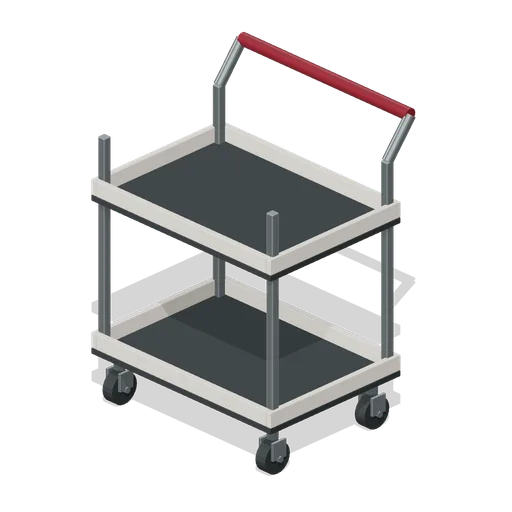 Carrier Transfer Trolley (Pneumatic Tube Mail Exchange)