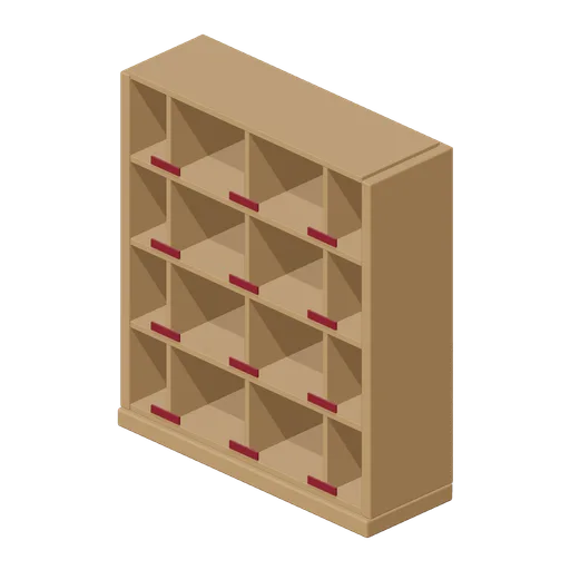 Destination Pigeonhole Cabinet (Pneumatic Tube Mail Exchange)