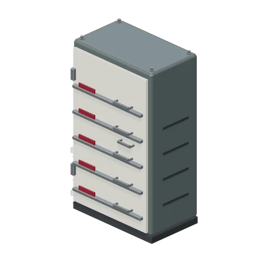 Service Parts Cabinet (Pneumatic Tube Mail Exchange)