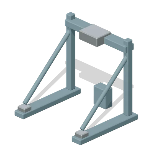 Paddle Support Frame (Abandoned Tidal Model Testing Hall)