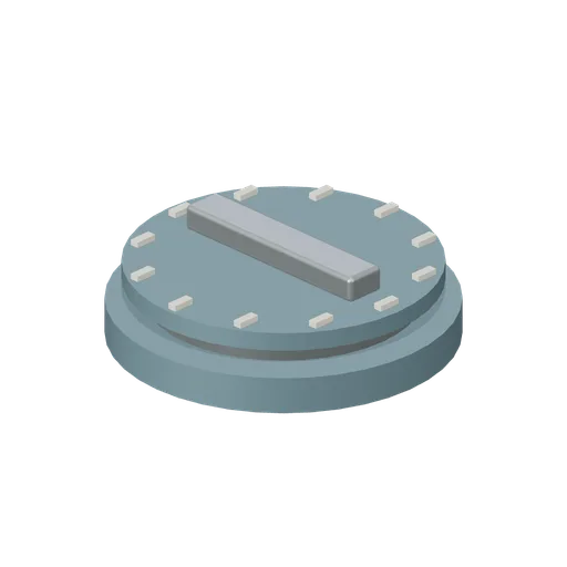 Model Positioning Turntable (Abandoned Tidal Model Testing Hall)