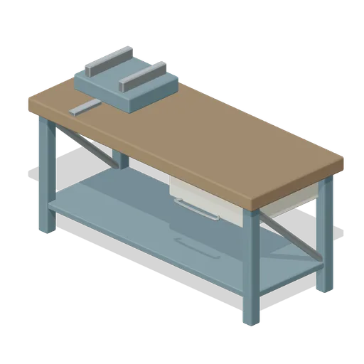 Basin Model Repair Bench (Abandoned Tidal Model Testing Hall)