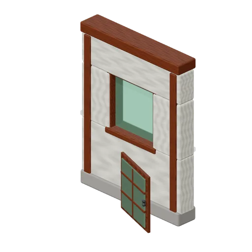 Cob Wall Window Section (Witch Cottage and Apothecary)