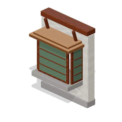 Cob Wall Bay Window Section (Witch Cottage and Apothecary)