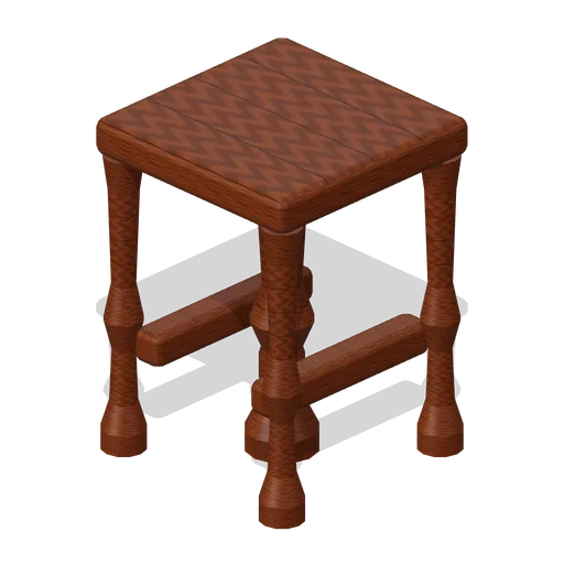 Mismatched Stool (Witch Cottage and Apothecary)