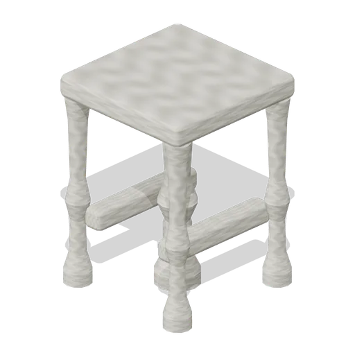 Mismatched Stool Painted (Witch Cottage and Apothecary)