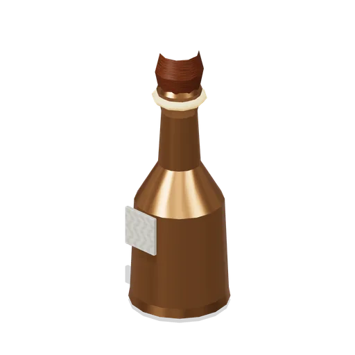 Potion Bottle Conical Copper (Witch Cottage and Apothecary)