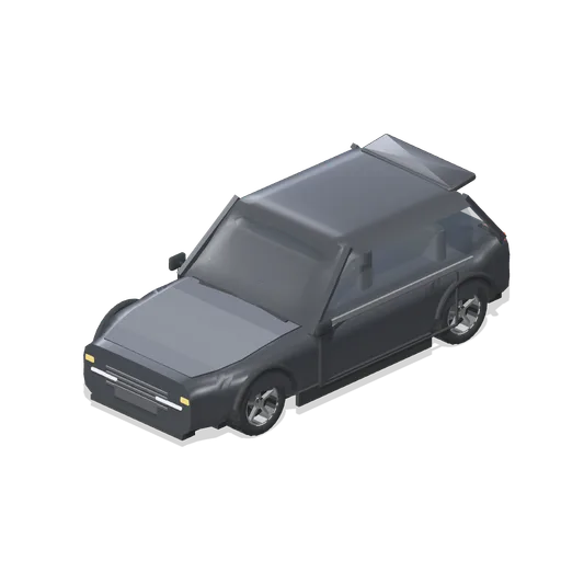 Three-door hatchback (Car Park and Road Vehicle Fleet)