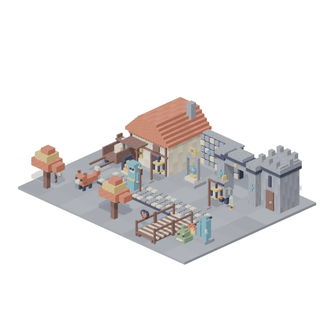 Ember Quest assembled scene