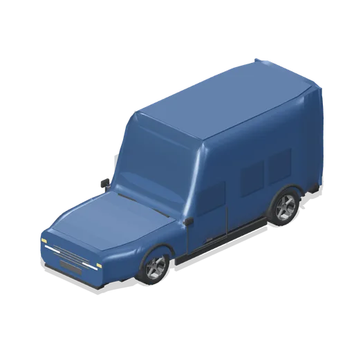 Crew van with side windows (Car Park and Road Vehicle Fleet)