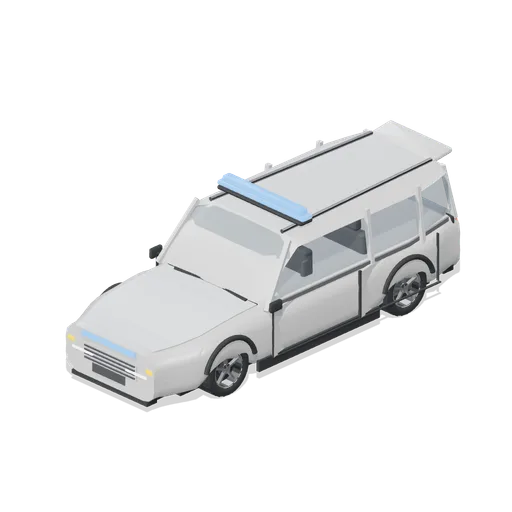 Police patrol car (Car Park and Road Vehicle Fleet)