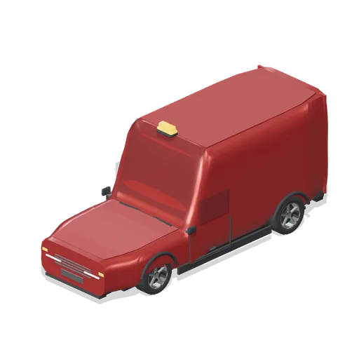 Parcel delivery van (Car Park and Road Vehicle Fleet)