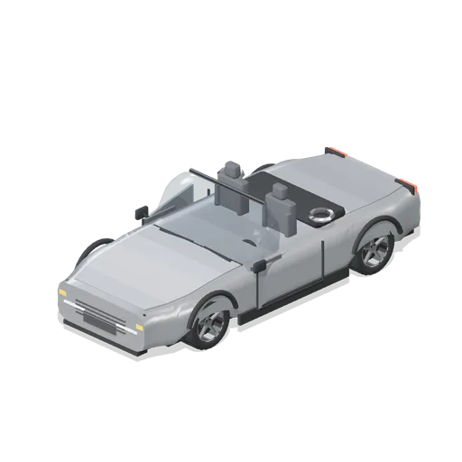 Convertible with the roof down (Car Park and Road Vehicle Fleet)