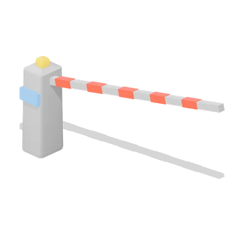 Entry barrier with a lifting arm (Car Park and Road Vehicle Fleet)