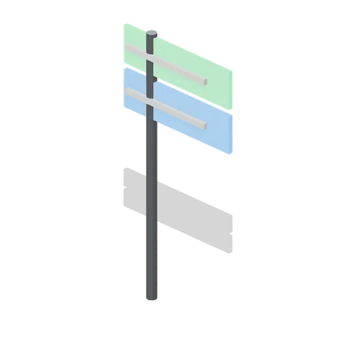 Wayfinding sign post (Car Park and Road Vehicle Fleet)