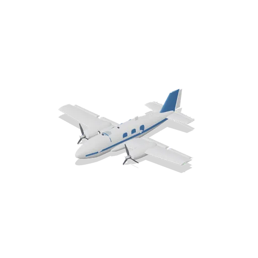 Light Twin, Gear Retracted (Aircraft Fleet and Airfield)