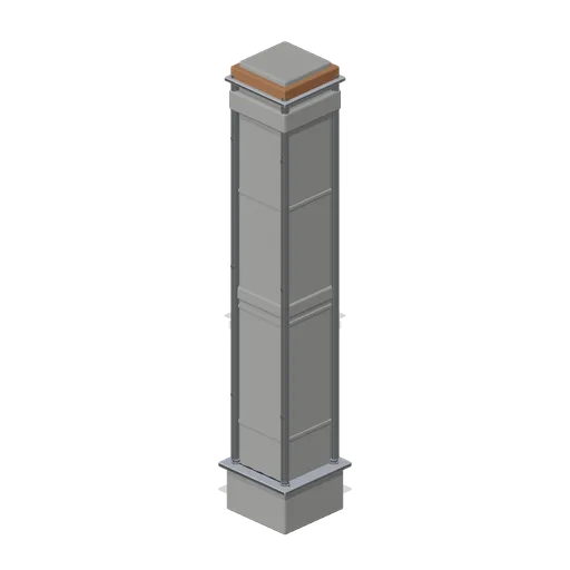 Station Corner Column 3.5 m (FPS Survival Forest Outpost)