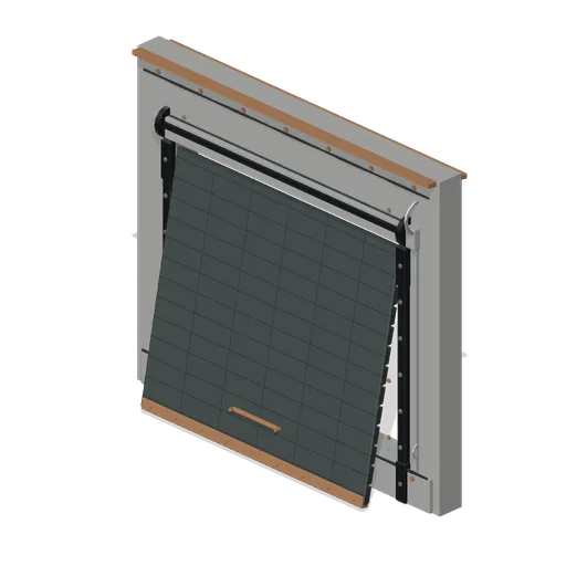 Roller Shutter Wall Bay 4 m (FPS Survival Forest Outpost)