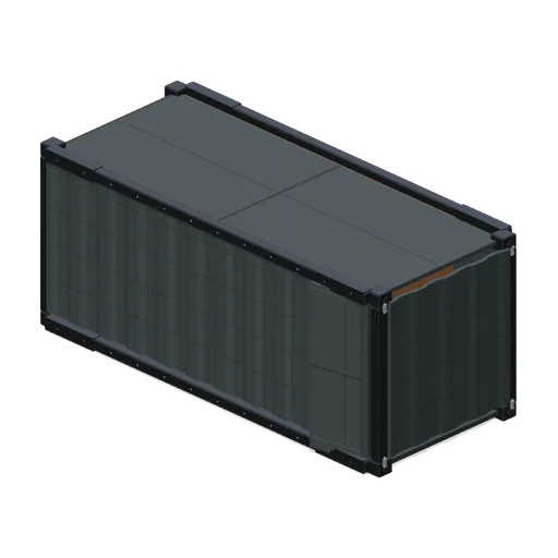 Open Shipping Container 6 m (FPS Survival Forest Outpost)