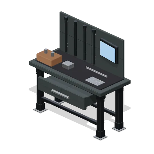 Gunsmith Bench 1.7 m (FPS Survival Forest Outpost)