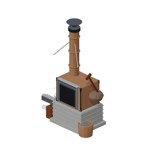 Scrap Forge and Anvil (FPS Survival Forest Outpost)