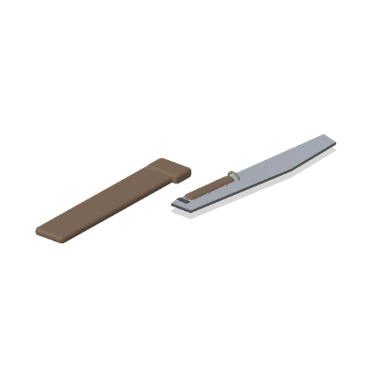 Camp Machete and Sheath (FPS Survival Forest Outpost)