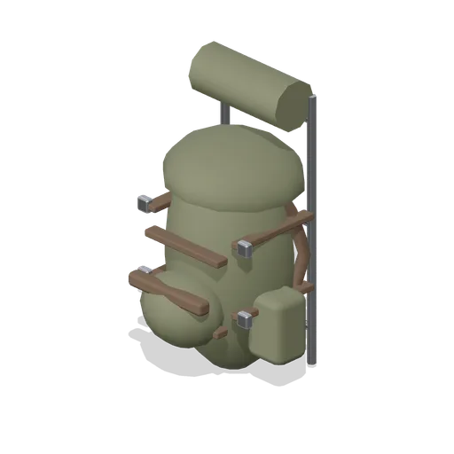 External Frame Backpack (FPS Survival Forest Outpost)