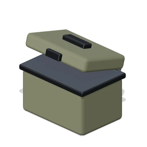 Steel Ammunition Box (FPS Survival Forest Outpost)