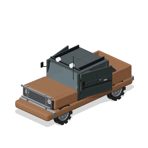 Battered Survival Pickup (FPS Survival Forest Outpost)