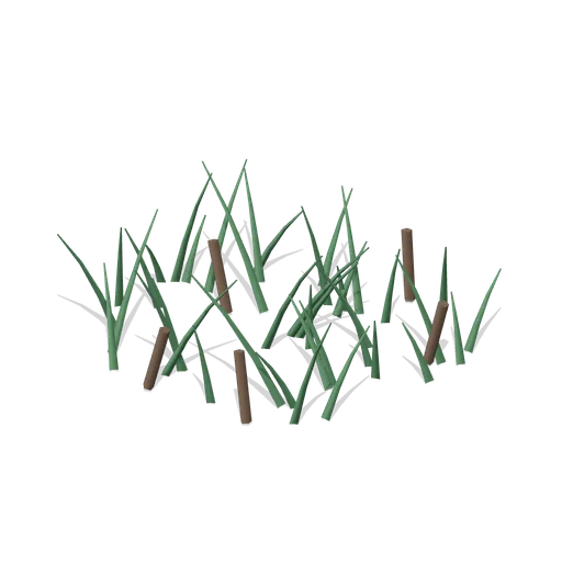 Forest Undergrowth Clump 2 m (FPS Survival Forest Outpost)
