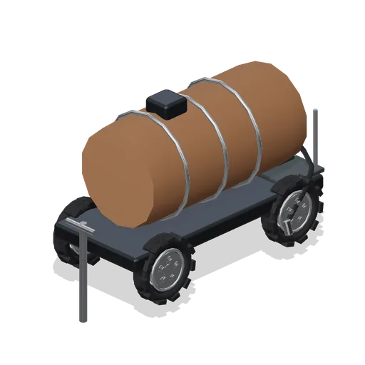 Towable Fuel Bowser (FPS Survival Forest Outpost)