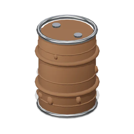 Corroded Oil Drum 200 L (FPS Survival Forest Outpost)