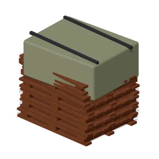 Pallet Stack, Six High (FPS Survival Forest Outpost)