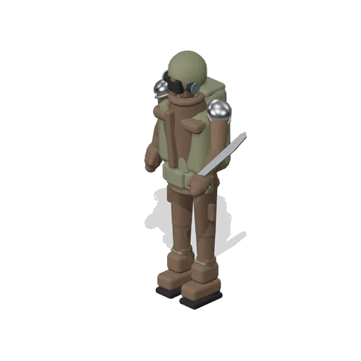 Masked Raider, Jointed (FPS Survival Forest Outpost)