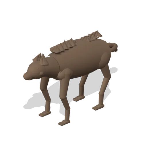 Timber Wolf, Jointed (FPS Survival Forest Outpost)