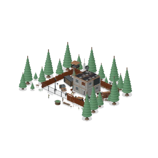 Fortified forest outpost (FPS Survival Forest Outpost)