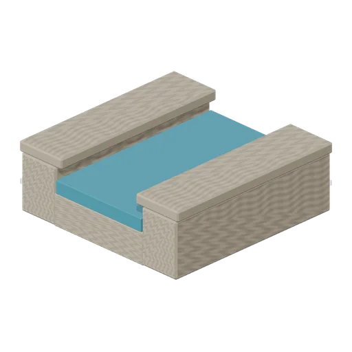 City Canal Water Tile (Fantasy MMO City And Townsfolk)