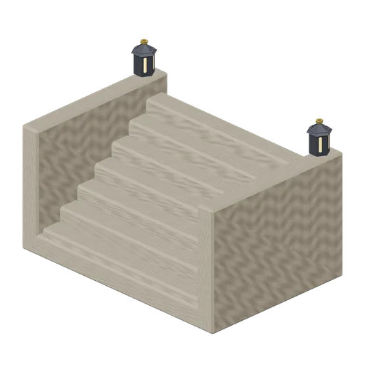 City Street Steps (Fantasy MMO City And Townsfolk)