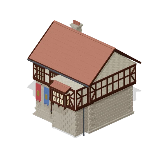 Adventurers Guild Hall (Fantasy MMO City And Townsfolk)