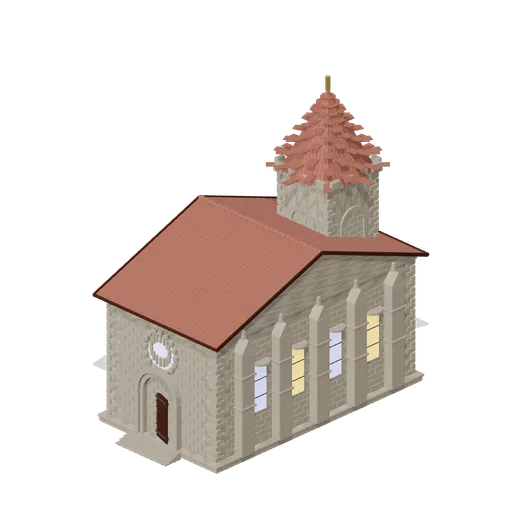 City Cathedral (Fantasy MMO City And Townsfolk)