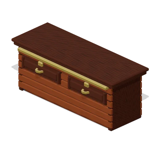 Shop Counter With Drawers (Fantasy MMO City And Townsfolk)