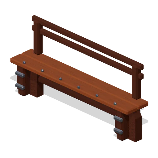 Tavern Bench (Fantasy MMO City And Townsfolk)