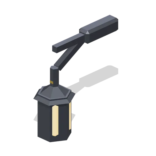 Hanging Street Lantern (Fantasy MMO City And Townsfolk)