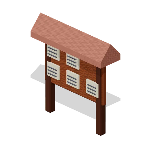 City Notice Board (Fantasy MMO City And Townsfolk)
