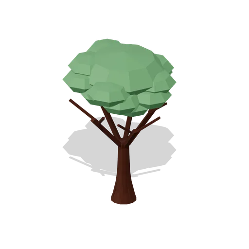 City Broadleaf Tree (Fantasy MMO City And Townsfolk)