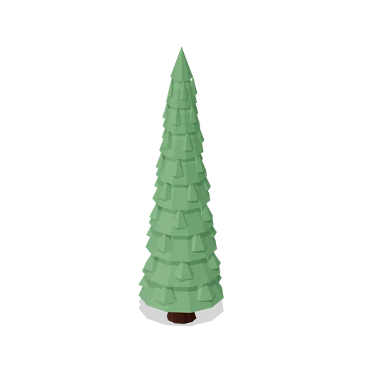 Tall Cypress Tree (Fantasy MMO City And Townsfolk)