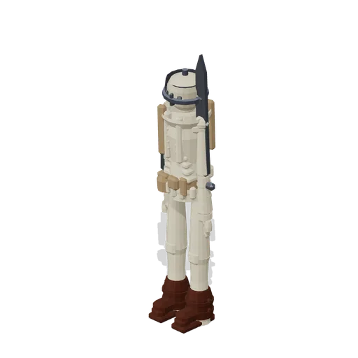 Skeleton Warrior (Fantasy MMO City And Townsfolk)