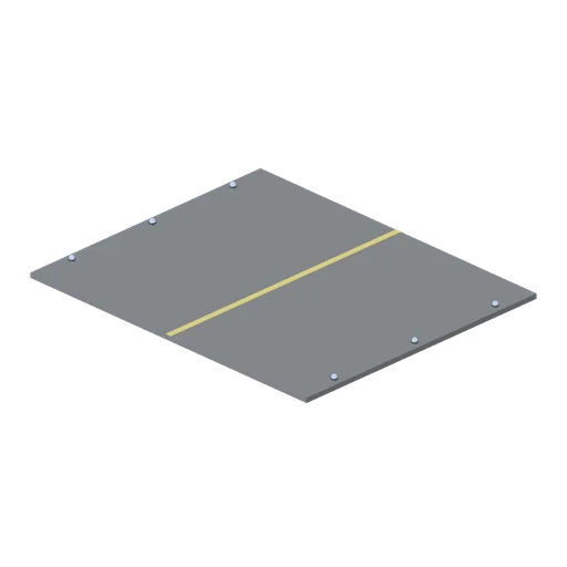 Taxiway Slab With Edge Lights (Aircraft Fleet and Airfield)
