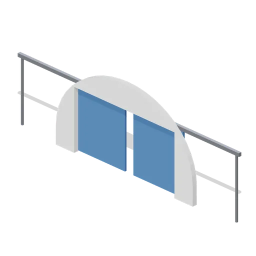 Hangar Sliding Door Wall (Aircraft Fleet and Airfield)