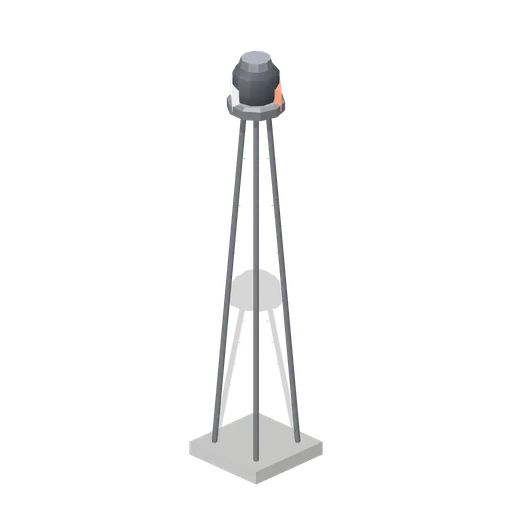 Rotating Airfield Beacon Mast (Aircraft Fleet and Airfield)
